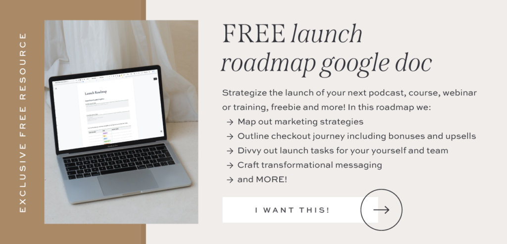 Free Launch Roadmap and Marketing Assets | White Point Creative